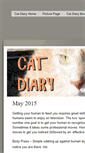 Mobile Screenshot of catdiary.com