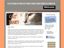 Tablet Screenshot of catdiary.com